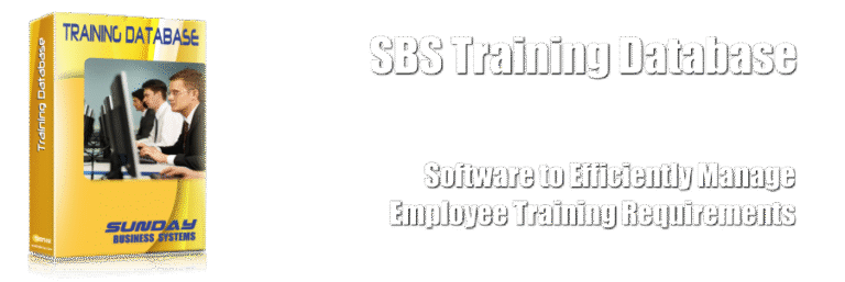 SBS Training Database - Employee Training Management